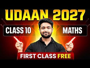 First FREE Maths Class by Uday Sir || Class 10th Udaan 2027 Batch 🔥