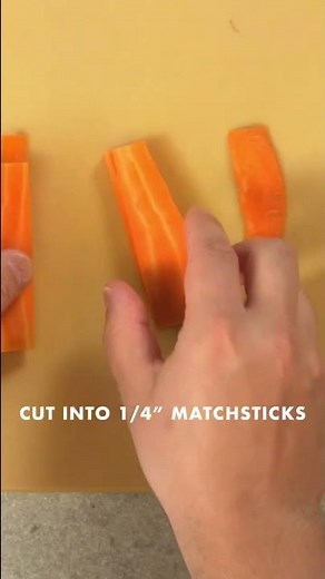 How to dice carrots