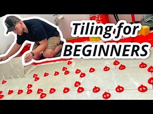 How to TILE for 🐣 BEGINNERS 🐣. Very Easy! WINNI DIY Vlog 012