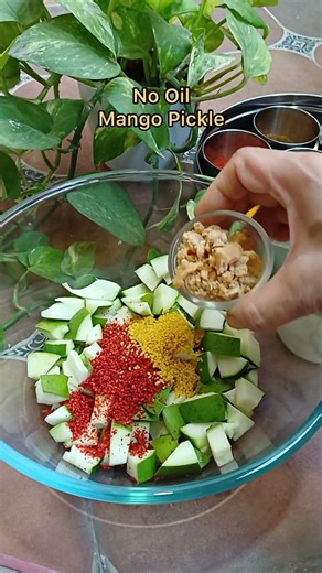 No Oil Aam ka Achaar Recipe | Mango Pickle #mangopickle #ytshorts