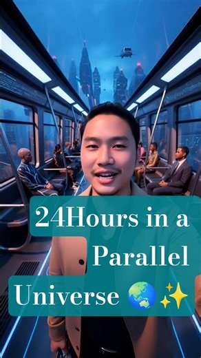 Life in 3025 is insane. ​#Multiverse #SciFi #AIArt #ParallelUniverse #FutureVibes #TravelVlog