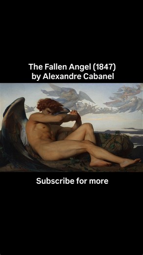 The Fallen Angel (1847) by Alexandre Cabanel #painting #art #shorts #viral #history