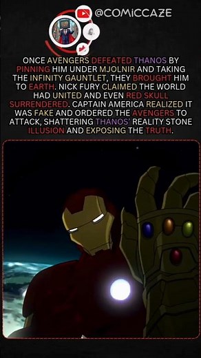 Avengers Thought They Beat Thanos #avengers #mcu #thanos