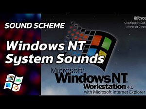 Windows NT 4.0 Sound Scheme
