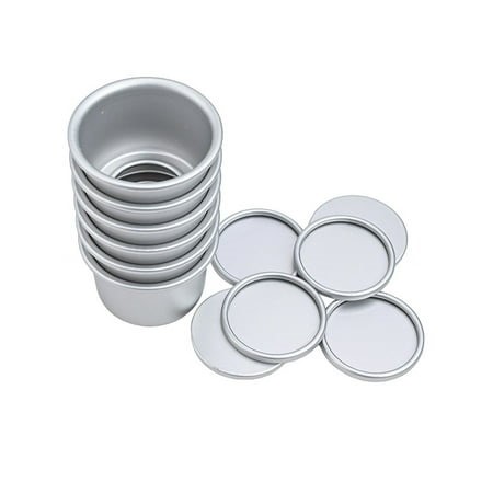 Chendee Diy 2'' Mini Cake Pan Removable Bottom Pudding For Mold Baking Bakeware Uk,6Pcs - Walmart.ca