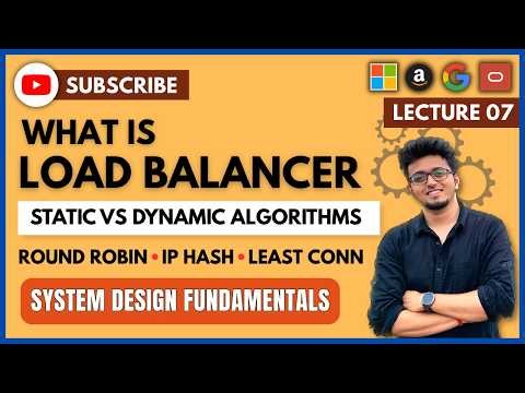 🧠 System Design Fundamentals 7: ✅ Load Balancer Explained | Round Robin, Least Connections, IP Hash