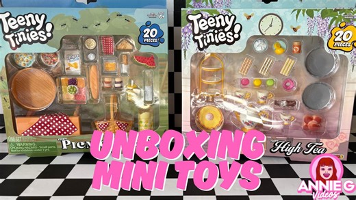Opening Teeny Tinies Miniature Sets