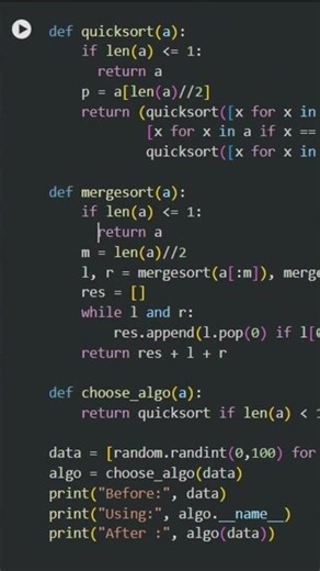 I Let My Code Decide the Fastest Way to Sort Data