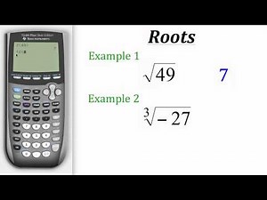 TI Calculator Tutorial: Roots