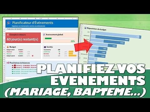 Organize your events with Excel and event planner