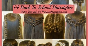 14 Easy Hairstyles For School Compilation! 2 Weeks Of Heatless Hair Tutorials