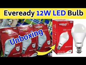 Eveready 12W LED Bulb (Pack of 6) Unboxing & Review | Best Led Light (Bulb) From Amazon