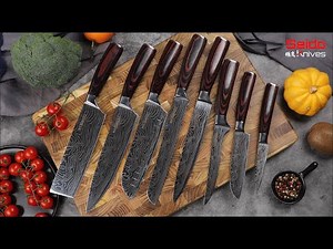 8 Piece Master Chef Knife Set | Seido Knives