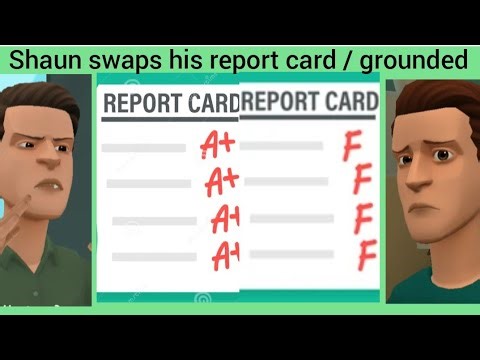 Shaun swaps his report card / grounded