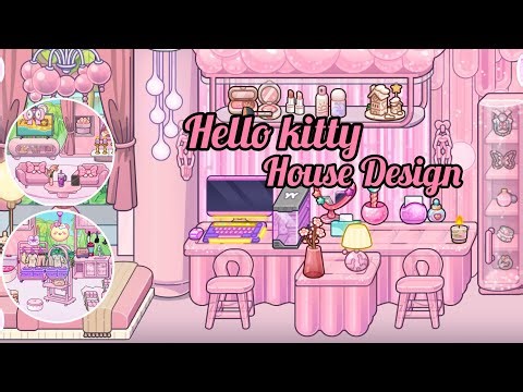 🏡Hello Kitty House Design #pazu #avatarworld #tocaboca