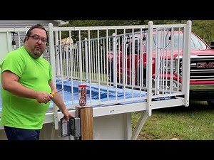 Day two of closing our Kayak Pool for the season