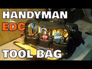 Handyman TOOL BAG SETUP | What is in my tool bag