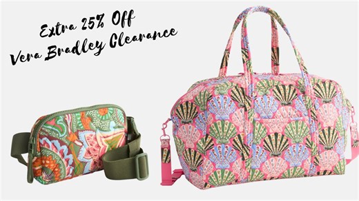 Vera Bradley Clearance | Prices Start Under $10 – Today Only