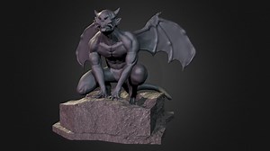 Gargoyle - Download Free 3D model by Bill Nguyen (@bill_nguyen)