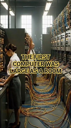 THE FIRST COMPUTER WAS AS LARGE AS A ROOM #unique #funfacts #viralshorts