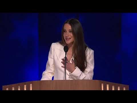 Ashley Biden, daughter of President Biden, introduces her father at DNC