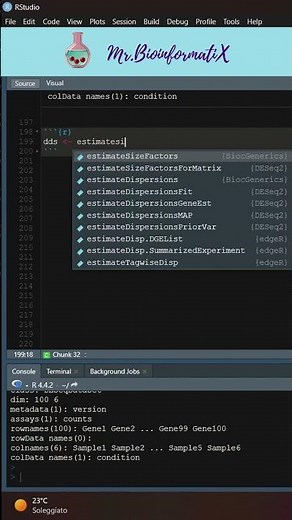Bioinformatics Trick in R ✨ Bioinformatics for beginners