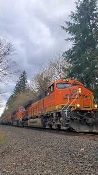EPIC Horn Salute from X-INB with an AC4400CW Trailing! #train #cascademountains #stampedepass #bnsf