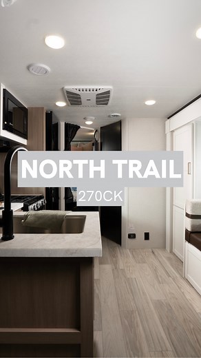 3.3K views · 20 reactions | We're walking through the NEW 2026 North Trail 270CK, follow along! We're big fans of the seamless countertops: https://bit.ly/3JKcqvS | Heartland RVs | Facebook