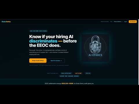 Elosia Sentry Audit — Verifiable AI Governance & Bias Enforcement Simulation