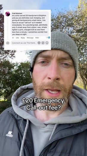 £20 Emergency Call-Out Fee for Self-Employed Business