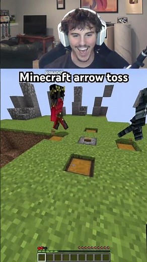 Minecraft arrow toss