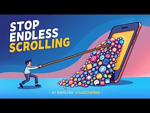 Reclaiming Focus from the Infinite Scroll | A1 English Shadowing