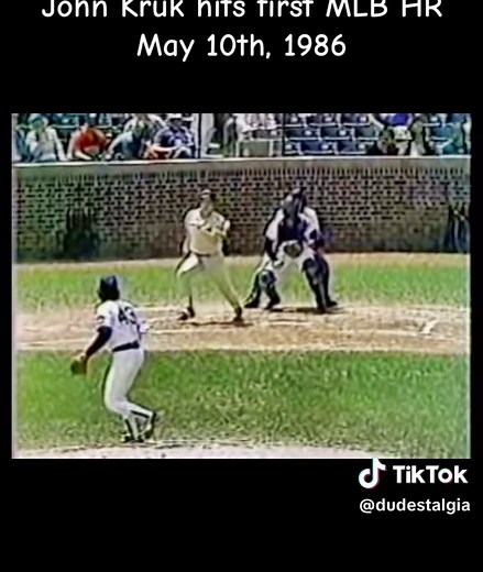 San Diego vs Chicago 05/10/86 #sandiegopadres #johnkruk #mlbdebut #padresbaseball