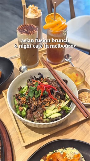 phoebe | food & travel | asian fusion & night cafe in bentleigh 😍✨ This recently opened brunch cafe serves up amazing Asian fusion flavours with their standouts in... | Instagram