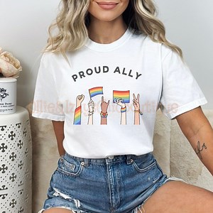 Proud Ally LGBT Pride Design: Rainbow Flags (digital Download) - Etsy