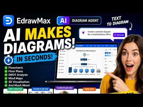 I Tested EdrawMax AI — Create Diagrams, Floor Plans & Presentations in Minutes