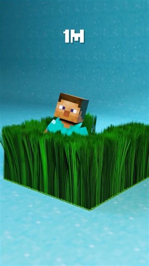 Steve vs 1 MILLION Grass🌱