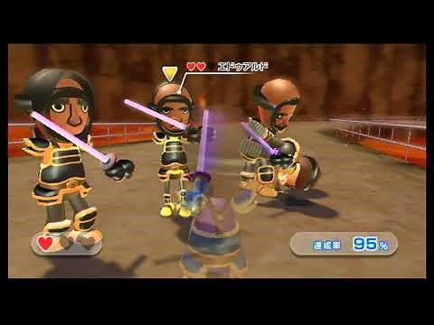 【‼全国初‼】【Wii sports resort】チャンバラ 組み手 最終ステージ(ステージ20)極限状態ノーミスクリア‼️