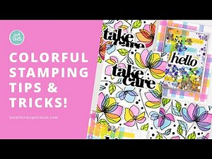 Colorful Stamping Tips & Tricks
