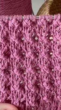 Knit one row and the ROSE 🌹 blooms! Magic rose pattern!