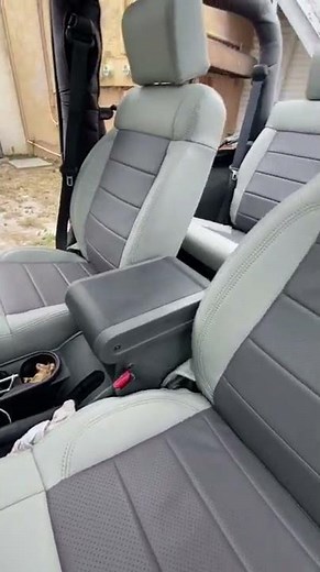 Custom Jeep JK Seat Covers | Katzkin Leather Seats | Jeep JK