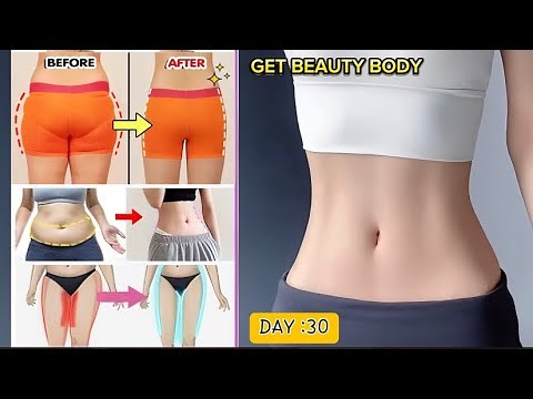 Full Body Korea Exercises For Beauty | Do this to Lose Weight, Small Waist and Slim Legs at Home