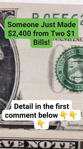 22K views · 209 reactions |  Someone Just Made $2,400 from Two $1 Bills!  | Rare 2013 Star Note Dollar Discovery [...] Detail in the first comment below  | The Best Coin Channel | Facebook