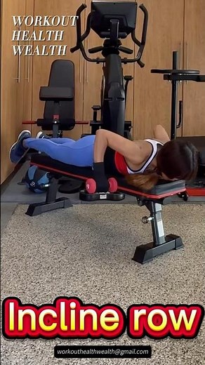 Incline row