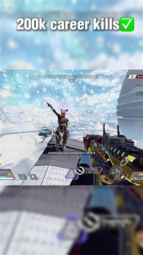 Achieving 200000 Kills in Apex Legends Career