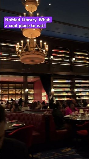 Vegas Vlog- NoMad Library Restaurant at Park MGM