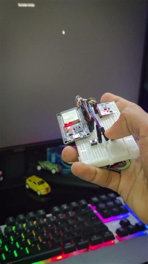Built an 🖱Air Mouse using an ESP32 + MPU6050 + BLE!✨