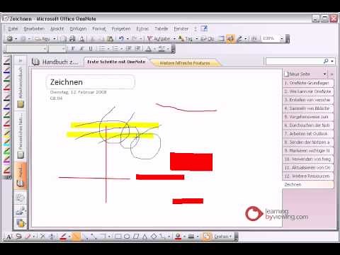 Onenote Tutorial Deutsch Zeichnen