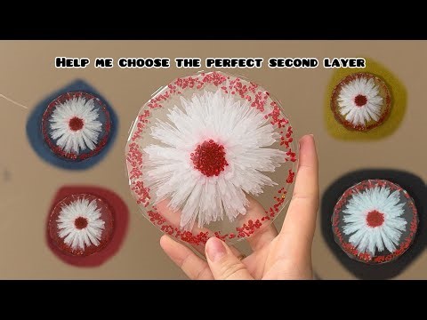 Easiest Way To Create A Resin Flower Coaster | Fast and Simple 3_d Bloom