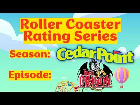 🎢Iron Dragon Cedar Point🎢1 of Only 5 in The World⁉️2025 Coaster Ratings Ep 6 of 103